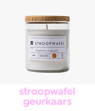 stroopwafel geurkaars